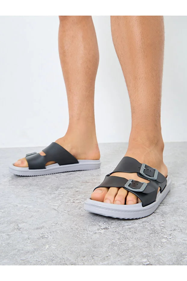 Styli Dual Buckle Detail Slides